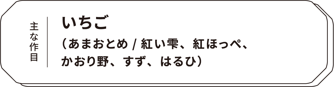 主な作目