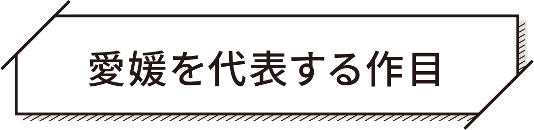 愛媛を代表する作目